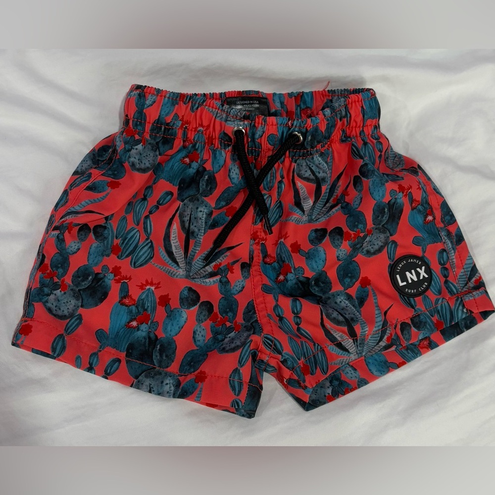Lenox James Toddler Swimming Trunks - Cactus Size 18/24 Months